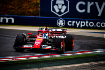 2024-07-20 - 16 Charles Leclerc, (MON) Scuderia Ferrari during the Hungarian GP, Budapest 18-21 July 2024 Formula 1 World championship 2024. - FORMULA 1 HUNGARIAN GRAND PRIX 2024 - PRACTICE 3 AND QUALIFYING - FORMULA 1 - MOTORS