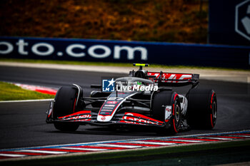 2024-07-20 - 27 Nico Hulkenberg, (GER) Haas F1 Team during the Hungarian GP, Budapest 18-21 July 2024 Formula 1 World championship 2024. - FORMULA 1 HUNGARIAN GRAND PRIX 2024 - PRACTICE 3 AND QUALIFYING - FORMULA 1 - MOTORS