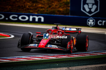 2024-07-20 - 16 Charles Leclerc, (MON) Scuderia Ferrari during the Hungarian GP, Budapest 18-21 July 2024 Formula 1 World championship 2024. - FORMULA 1 HUNGARIAN GRAND PRIX 2024 - PRACTICE 3 AND QUALIFYING - FORMULA 1 - MOTORS