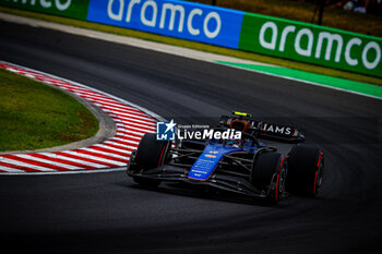 2024-07-20 - 02 Logan Sargeant, (USA) Williams Mercedes during the Hungarian GP, Budapest 18-21 July 2024 Formula 1 World championship 2024. - FORMULA 1 HUNGARIAN GRAND PRIX 2024 - PRACTICE 3 AND QUALIFYING - FORMULA 1 - MOTORS