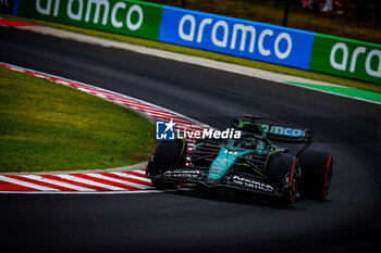 2024-07-20 - 18 Lance Stroll, (CND) Aramco Aston Martin Mercedes during the Hungarian GP, Budapest 18-21 July 2024 Formula 1 World championship 2024. - FORMULA 1 HUNGARIAN GRAND PRIX 2024 - PRACTICE 3 AND QUALIFYING - FORMULA 1 - MOTORS