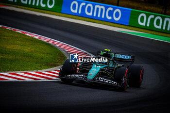 2024-07-20 - 14 Fernando Alonso, (ESP) Aramco Aston Martin Mercedes during the Hungarian GP, Budapest 18-21 July 2024 Formula 1 World championship 2024. - FORMULA 1 HUNGARIAN GRAND PRIX 2024 - PRACTICE 3 AND QUALIFYING - FORMULA 1 - MOTORS