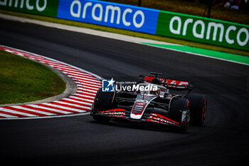 2024-07-20 - 20 Kevin Magnussen, (DAN) Haas F1 Team during the Hungarian GP, Budapest 18-21 July 2024 Formula 1 World championship 2024. - FORMULA 1 HUNGARIAN GRAND PRIX 2024 - PRACTICE 3 AND QUALIFYING - FORMULA 1 - MOTORS