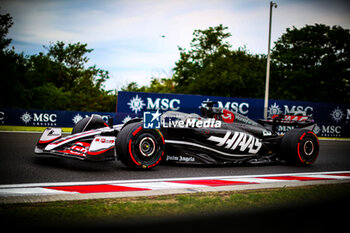 2024-07-20 - 20 Kevin Magnussen, (DAN) Haas F1 Team during the Hungarian GP, Budapest 18-21 July 2024 Formula 1 World championship 2024. - FORMULA 1 HUNGARIAN GRAND PRIX 2024 - PRACTICE 3 AND QUALIFYING - FORMULA 1 - MOTORS