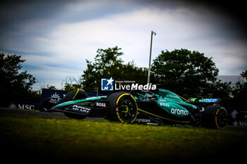 2024-07-20 - 18 Lance Stroll, (CND) Aramco Aston Martin Mercedes during the Hungarian GP, Budapest 18-21 July 2024 Formula 1 World championship 2024. - FORMULA 1 HUNGARIAN GRAND PRIX 2024 - PRACTICE 3 AND QUALIFYING - FORMULA 1 - MOTORS