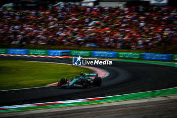 2024-07-20 - 14 Fernando Alonso, (ESP) Aramco Aston Martin Mercedes during the Hungarian GP, Budapest 18-21 July 2024 Formula 1 World championship 2024. - FORMULA 1 HUNGARIAN GRAND PRIX 2024 - PRACTICE 3 AND QUALIFYING - FORMULA 1 - MOTORS