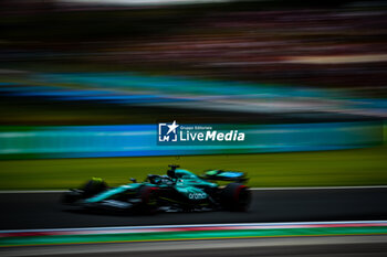 2024-07-20 - 18 Lance Stroll, (CND) Aramco Aston Martin Mercedes during the Hungarian GP, Budapest 18-21 July 2024 Formula 1 World championship 2024. - FORMULA 1 HUNGARIAN GRAND PRIX 2024 - PRACTICE 3 AND QUALIFYING - FORMULA 1 - MOTORS