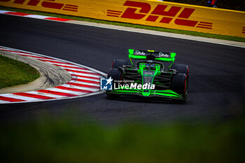 2024-07-20 - 24 Guanyu Zhou, (CHI) Stake F1 Team Kick Sauber during the Hungarian GP, Budapest 18-21 July 2024 Formula 1 World championship 2024. - FORMULA 1 HUNGARIAN GRAND PRIX 2024 - PRACTICE 3 AND QUALIFYING - FORMULA 1 - MOTORS