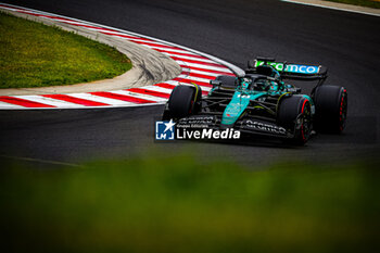 2024-07-20 - 18 Lance Stroll, (CND) Aramco Aston Martin Mercedes during the Hungarian GP, Budapest 18-21 July 2024 Formula 1 World championship 2024. - FORMULA 1 HUNGARIAN GRAND PRIX 2024 - PRACTICE 3 AND QUALIFYING - FORMULA 1 - MOTORS