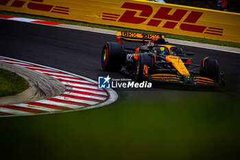 2024-07-20 - 81 Oscar Piastri, (AUS) McLaren Mercedes during the Hungarian GP, Budapest 18-21 July 2024 Formula 1 World championship 2024. - FORMULA 1 HUNGARIAN GRAND PRIX 2024 - PRACTICE 3 AND QUALIFYING - FORMULA 1 - MOTORS