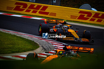 2024-07-20 - 04 Lando Norris, (GRB) McLaren Mercedes during the Hungarian GP, Budapest 18-21 July 2024 Formula 1 World championship 2024. - FORMULA 1 HUNGARIAN GRAND PRIX 2024 - PRACTICE 3 AND QUALIFYING - FORMULA 1 - MOTORS