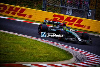 2024-07-20 - 44 Lewis Hamilton, (GRB) AMG Mercedes Ineos during the Hungarian GP, Budapest 18-21 July 2024 Formula 1 World championship 2024. - FORMULA 1 HUNGARIAN GRAND PRIX 2024 - PRACTICE 3 AND QUALIFYING - FORMULA 1 - MOTORS