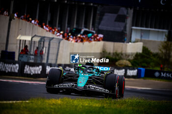 2024-07-20 - 18 Lance Stroll, (CND) Aramco Aston Martin Mercedes during the Hungarian GP, Budapest 18-21 July 2024 Formula 1 World championship 2024. - FORMULA 1 HUNGARIAN GRAND PRIX 2024 - PRACTICE 3 AND QUALIFYING - FORMULA 1 - MOTORS