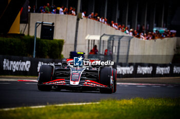 2024-07-20 - 27 Nico Hulkenberg, (GER) Haas F1 Team during the Hungarian GP, Budapest 18-21 July 2024 Formula 1 World championship 2024. - FORMULA 1 HUNGARIAN GRAND PRIX 2024 - PRACTICE 3 AND QUALIFYING - FORMULA 1 - MOTORS