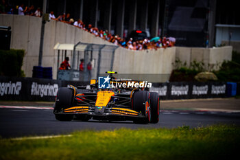 2024-07-20 - 04 Lando Norris, (GRB) McLaren Mercedes during the Hungarian GP, Budapest 18-21 July 2024 Formula 1 World championship 2024. - FORMULA 1 HUNGARIAN GRAND PRIX 2024 - PRACTICE 3 AND QUALIFYING - FORMULA 1 - MOTORS