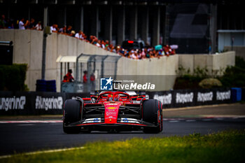 2024-07-20 - 16 Charles Leclerc, (MON) Scuderia Ferrari during the Hungarian GP, Budapest 18-21 July 2024 Formula 1 World championship 2024. - FORMULA 1 HUNGARIAN GRAND PRIX 2024 - PRACTICE 3 AND QUALIFYING - FORMULA 1 - MOTORS