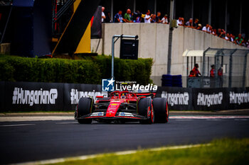 2024-07-20 - 55 Carlos Sainz, (ESP) Scuderia Ferrari during the Hungarian GP, Budapest 18-21 July 2024 Formula 1 World championship 2024. - FORMULA 1 HUNGARIAN GRAND PRIX 2024 - PRACTICE 3 AND QUALIFYING - FORMULA 1 - MOTORS