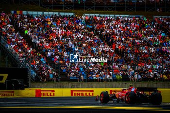 2024-07-20 - 55 Carlos Sainz, (ESP) Scuderia Ferrari during the Hungarian GP, Budapest 18-21 July 2024 Formula 1 World championship 2024. - FORMULA 1 HUNGARIAN GRAND PRIX 2024 - PRACTICE 3 AND QUALIFYING - FORMULA 1 - MOTORS