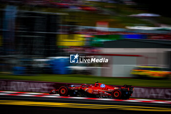 2024-07-20 - 55 Carlos Sainz, (ESP) Scuderia Ferrari during the Hungarian GP, Budapest 18-21 July 2024 Formula 1 World championship 2024. - FORMULA 1 HUNGARIAN GRAND PRIX 2024 - PRACTICE 3 AND QUALIFYING - FORMULA 1 - MOTORS