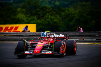 2024-07-20 - 55 Carlos Sainz, (ESP) Scuderia Ferrari during the Hungarian GP, Budapest 18-21 July 2024 Formula 1 World championship 2024. - FORMULA 1 HUNGARIAN GRAND PRIX 2024 - PRACTICE 3 AND QUALIFYING - FORMULA 1 - MOTORS