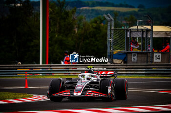 2024-07-20 - 27 Nico Hulkenberg, (GER) Haas F1 Team during the Hungarian GP, Budapest 18-21 July 2024 Formula 1 World championship 2024. - FORMULA 1 HUNGARIAN GRAND PRIX 2024 - PRACTICE 3 AND QUALIFYING - FORMULA 1 - MOTORS