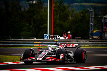 2024-07-20 - 27 Nico Hulkenberg, (GER) Haas F1 Team during the Hungarian GP, Budapest 18-21 July 2024 Formula 1 World championship 2024. - FORMULA 1 HUNGARIAN GRAND PRIX 2024 - PRACTICE 3 AND QUALIFYING - FORMULA 1 - MOTORS