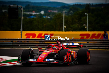 2024-07-20 - 16 Charles Leclerc, (MON) Scuderia Ferrari during the Hungarian GP, Budapest 18-21 July 2024 Formula 1 World championship 2024. - FORMULA 1 HUNGARIAN GRAND PRIX 2024 - PRACTICE 3 AND QUALIFYING - FORMULA 1 - MOTORS