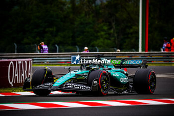 2024-07-20 - 14 Fernando Alonso, (ESP) Aramco Aston Martin Mercedes during the Hungarian GP, Budapest 18-21 July 2024 Formula 1 World championship 2024. - FORMULA 1 HUNGARIAN GRAND PRIX 2024 - PRACTICE 3 AND QUALIFYING - FORMULA 1 - MOTORS