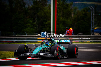 2024-07-20 - 14 Fernando Alonso, (ESP) Aramco Aston Martin Mercedes during the Hungarian GP, Budapest 18-21 July 2024 Formula 1 World championship 2024. - FORMULA 1 HUNGARIAN GRAND PRIX 2024 - PRACTICE 3 AND QUALIFYING - FORMULA 1 - MOTORS