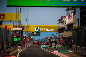 2024-07-20 - 16 Charles Leclerc, (MON) Scuderia Ferrari during the Hungarian GP, Budapest 18-21 July 2024 Formula 1 World championship 2024. - FORMULA 1 HUNGARIAN GRAND PRIX 2024 - PRACTICE 3 AND QUALIFYING - FORMULA 1 - MOTORS