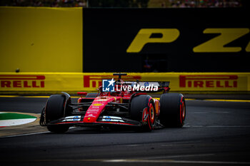 2024-07-20 - 16 Charles Leclerc, (MON) Scuderia Ferrari during the Hungarian GP, Budapest 18-21 July 2024 Formula 1 World championship 2024. - FORMULA 1 HUNGARIAN GRAND PRIX 2024 - PRACTICE 3 AND QUALIFYING - FORMULA 1 - MOTORS