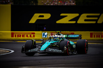 2024-07-20 - 14 Fernando Alonso, (ESP) Aramco Aston Martin Mercedes during the Hungarian GP, Budapest 18-21 July 2024 Formula 1 World championship 2024. - FORMULA 1 HUNGARIAN GRAND PRIX 2024 - PRACTICE 3 AND QUALIFYING - FORMULA 1 - MOTORS