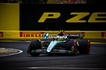 2024-07-20 - 44 Lewis Hamilton, (GRB) AMG Mercedes Ineos during the Hungarian GP, Budapest 18-21 July 2024 Formula 1 World championship 2024. - FORMULA 1 HUNGARIAN GRAND PRIX 2024 - PRACTICE 3 AND QUALIFYING - FORMULA 1 - MOTORS