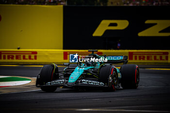 2024-07-20 - 18 Lance Stroll, (CND) Aramco Aston Martin Mercedes during the Hungarian GP, Budapest 18-21 July 2024 Formula 1 World championship 2024. - FORMULA 1 HUNGARIAN GRAND PRIX 2024 - PRACTICE 3 AND QUALIFYING - FORMULA 1 - MOTORS