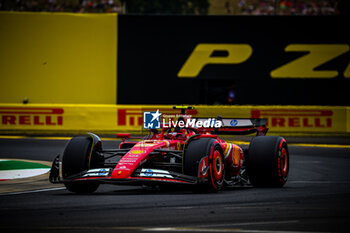 2024-07-20 - 55 Carlos Sainz, (ESP) Scuderia Ferrari during the Hungarian GP, Budapest 18-21 July 2024 Formula 1 World championship 2024. - FORMULA 1 HUNGARIAN GRAND PRIX 2024 - PRACTICE 3 AND QUALIFYING - FORMULA 1 - MOTORS