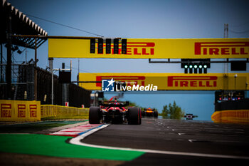 2024-07-20 - 16 Charles Leclerc, (MON) Scuderia Ferrari during the Hungarian GP, Budapest 18-21 July 2024 Formula 1 World championship 2024. - FORMULA 1 HUNGARIAN GRAND PRIX 2024 - PRACTICE 3 AND QUALIFYING - FORMULA 1 - MOTORS