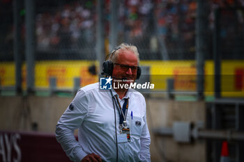 2024-07-20 - Jo Bauer, FIA technical delegate, during the Hungarian GP, Budapest 18-21 July 2024 Formula 1 World championship 2024. - FORMULA 1 HUNGARIAN GRAND PRIX 2024 - PRACTICE 3 AND QUALIFYING - FORMULA 1 - MOTORS