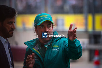 2024-07-20 - 14 Fernando Alonso, (ESP) Aramco Aston Martin Mercedes during the Hungarian GP, Budapest 18-21 July 2024 Formula 1 World championship 2024. - FORMULA 1 HUNGARIAN GRAND PRIX 2024 - PRACTICE 3 AND QUALIFYING - FORMULA 1 - MOTORS