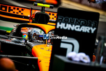 2024-07-20 - 04 Lando Norris, (GRB) McLaren Mercedes during the Hungarian GP, Budapest 18-21 July 2024 Formula 1 World championship 2024. - FORMULA 1 HUNGARIAN GRAND PRIX 2024 - PRACTICE 3 AND QUALIFYING - FORMULA 1 - MOTORS