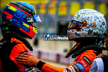 2024-07-20 - 04 Lando Norris, (GRB) and Oscar Piastri (AUS) McLaren Mercedes during the Hungarian GP, Budapest 18-21 July 2024 Formula 1 World championship 2024. - FORMULA 1 HUNGARIAN GRAND PRIX 2024 - PRACTICE 3 AND QUALIFYING - FORMULA 1 - MOTORS