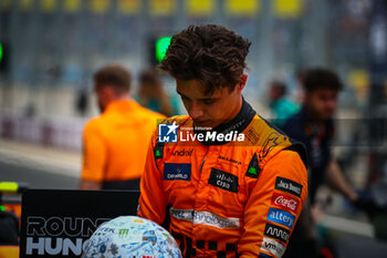 2024-07-20 - 04 Lando Norris, (GRB) McLaren Mercedes during the Hungarian GP, Budapest 18-21 July 2024 Formula 1 World championship 2024. - FORMULA 1 HUNGARIAN GRAND PRIX 2024 - PRACTICE 3 AND QUALIFYING - FORMULA 1 - MOTORS