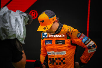 2024-07-20 - 81 Oscar Piastri, (AUS) McLaren Mercedes during the Hungarian GP, Budapest 18-21 July 2024 Formula 1 World championship 2024. - FORMULA 1 HUNGARIAN GRAND PRIX 2024 - PRACTICE 3 AND QUALIFYING - FORMULA 1 - MOTORS