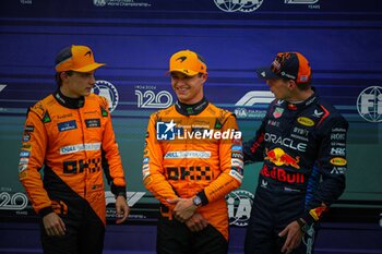 2024-07-20 - 04 Lando Norris, (GRB) , Oscar Piastri McLaren Mercedes and Max Verstappen redBull Racing Honda during the Hungarian GP, Budapest 18-21 July 2024 Formula 1 World championship 2024. - FORMULA 1 HUNGARIAN GRAND PRIX 2024 - PRACTICE 3 AND QUALIFYING - FORMULA 1 - MOTORS