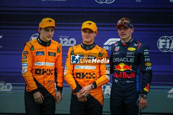 2024-07-20 - 04 Lando Norris, (GRB) , Oscar Piastri McLaren Mercedes and Max Verstappen redBull Racing Honda during the Hungarian GP, Budapest 18-21 July 2024 Formula 1 World championship 2024. - FORMULA 1 HUNGARIAN GRAND PRIX 2024 - PRACTICE 3 AND QUALIFYING - FORMULA 1 - MOTORS