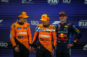 2024-07-20 - 04 Lando Norris, (GRB) , Oscar Piastri McLaren Mercedes and Max Verstappen redBull Racing Honda during the Hungarian GP, Budapest 18-21 July 2024 Formula 1 World championship 2024. - FORMULA 1 HUNGARIAN GRAND PRIX 2024 - PRACTICE 3 AND QUALIFYING - FORMULA 1 - MOTORS