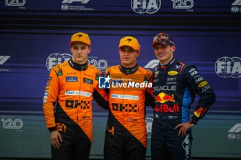 2024-07-20 - 04 Lando Norris, (GRB) , Oscar Piastri McLaren Mercedes and Max Verstappen redBull Racing Honda during the Hungarian GP, Budapest 18-21 July 2024 Formula 1 World championship 2024. - FORMULA 1 HUNGARIAN GRAND PRIX 2024 - PRACTICE 3 AND QUALIFYING - FORMULA 1 - MOTORS