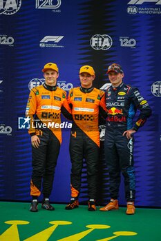 2024-07-20 - 04 Lando Norris, (GRB) , Oscar Piastri McLaren Mercedes and Max Verstappen redBull Racing Honda during the Hungarian GP, Budapest 18-21 July 2024 Formula 1 World championship 2024. - FORMULA 1 HUNGARIAN GRAND PRIX 2024 - PRACTICE 3 AND QUALIFYING - FORMULA 1 - MOTORS