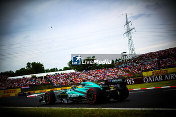 2024-07-20 - 14 Fernando Alonso, (ESP) Aramco Aston Martin Mercedes during the Hungarian GP, Budapest 18-21 July 2024 Formula 1 World championship 2024. - FORMULA 1 HUNGARIAN GRAND PRIX 2024 - PRACTICE 3 AND QUALIFYING - FORMULA 1 - MOTORS