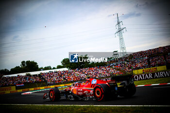 2024-07-20 - 55 Carlos Sainz, (ESP) Scuderia Ferrari during the Hungarian GP, Budapest 18-21 July 2024 Formula 1 World championship 2024. - FORMULA 1 HUNGARIAN GRAND PRIX 2024 - PRACTICE 3 AND QUALIFYING - FORMULA 1 - MOTORS