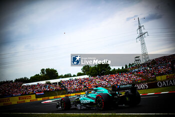 2024-07-20 - 18 Lance Stroll, (CND) Aramco Aston Martin Mercedes during the Hungarian GP, Budapest 18-21 July 2024 Formula 1 World championship 2024. - FORMULA 1 HUNGARIAN GRAND PRIX 2024 - PRACTICE 3 AND QUALIFYING - FORMULA 1 - MOTORS